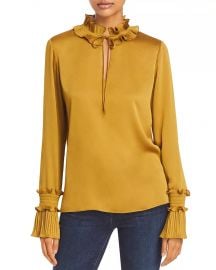 Lafayette 148 New York Roan Tie Neck Blouse Women - Bloomingdale s at Bloomingdales